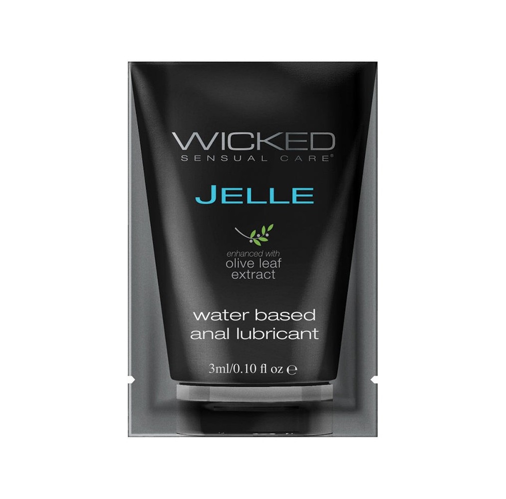 Wicked Jelle Waterbased Anal Lubricant 3ml Foil